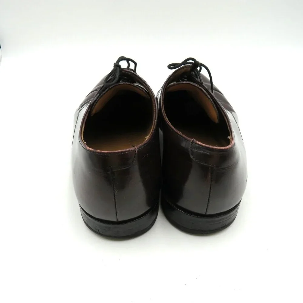 Cole Haan Dress‎ Shoes Mens Size 12 Brown Oxblood Cap Toe Leather Oxford Derby